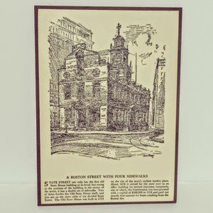 A Boston Street with Four Sidewalks by Jack Frost